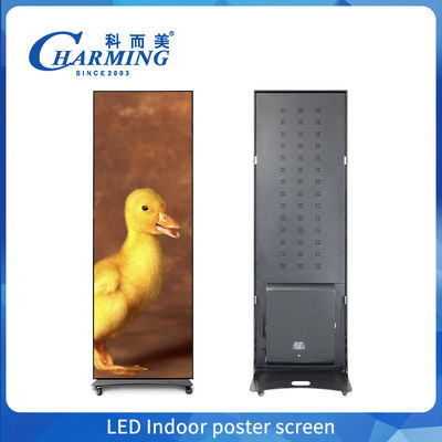 Indoor Led Poster Floor Standing Display Screen P1.86 P2 P2.5 GOB