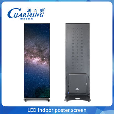 HD LED Indoor Full Color Poster LED Display P1.86 P2 P2.5 P3 Floor Standing Digital Screen Poster Screen