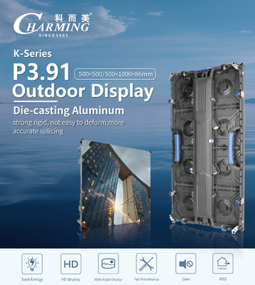 Efficient and quick installation outdoor led screen for rental big display commercial