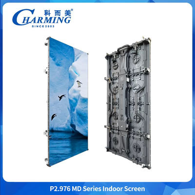 Wonderful visual Curved Lock Avaliable 140° P2.98 K-Series Outdoor Display Connecting  Rental Cabinet Quickly