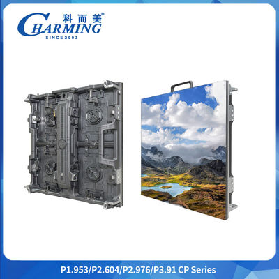 P2.9mm Full Color Led Panel  Indoor Curved Backdrop Aluminum Cabinet Led Screen Display for Advertising