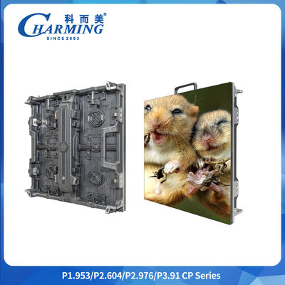 Seamless Splicing P1.9 P2.64 P2.98 Flexible Indoor Curved Led Screen Panel P3.91 With Adjustable Arc Lock And Scale