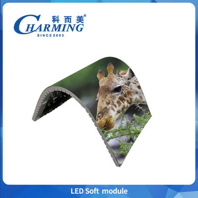 Indoor Led Soft Module P2 P2.5 P3 Ip40 Protection Level Seamless Splicing 4k High Definition Display For Cylindrical Screen