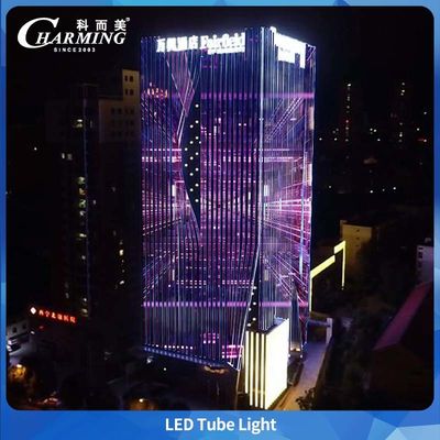 U38 Aluminum Alloy RGB Led Tube Light DC24V SPI Control for Building