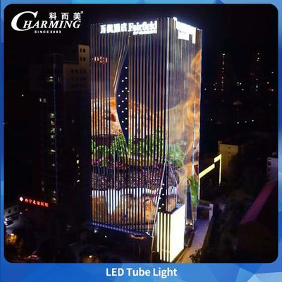Anti UV-PC Cover and hide waterproof plug RGB Led Tube Light Spi Control