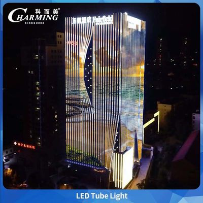 Aluminum Material SMD5050 IP65 Outdoor Waterproof Led Tube Light For Commercial Big Building Outline