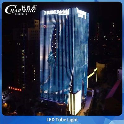 Aluminum Alloy + PC Tube Light For Lighting Project Of Outdoor Building Door Head And Bridge