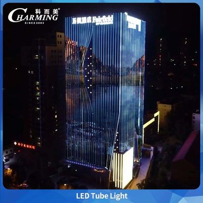 PC Cover SMD5050 IP65 Led Tube Light For Outdoor Huge Building Advertising