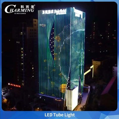 PC Cover SMD5050 IP65 Led Tube Light For Outdoor Huge Building Advertising