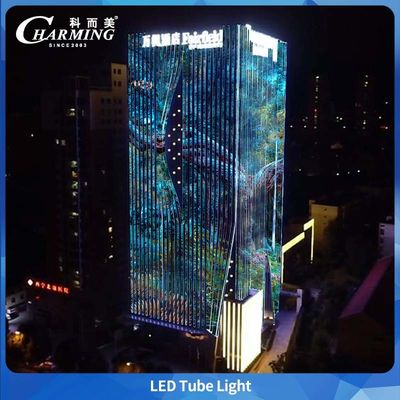 Aluminum SMD2020 IP65 Outdoor Waterproof Led Tube Light For Commercial Big Building Outdoor Light