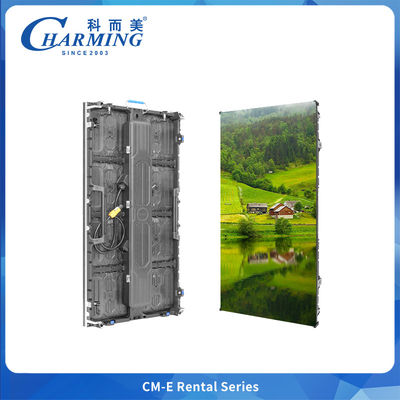 500x500mm/500x1000m 6.4kg Rental Led Display Cabinet Power Cord Integration For Concert Stage Events