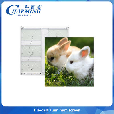 Hidden wiring outdoor LED display P6 fixed install for advertising with high brightness from China factory