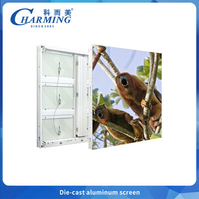 Outdoor LED display low tolerance P6/P4 Thin and light for advertising support arc corner splicing with high brightness