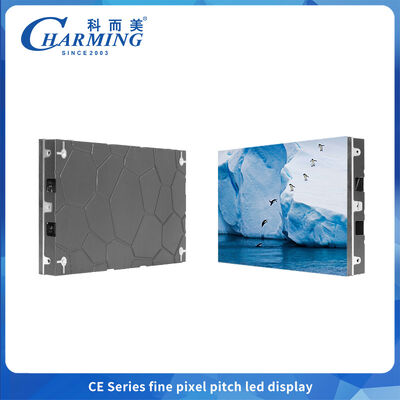 IP40 Aluminium Alloy Cabinet Small Pitch P1.86/P2.5 7680HZ Indoor Led Screen Display Use for Meeting Room