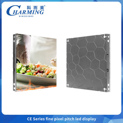 IP40 Aluminium Alloy Cabinet Small Pitch P1.86/P2.5 7680HZ Indoor Led Screen Display Use for Meeting Room