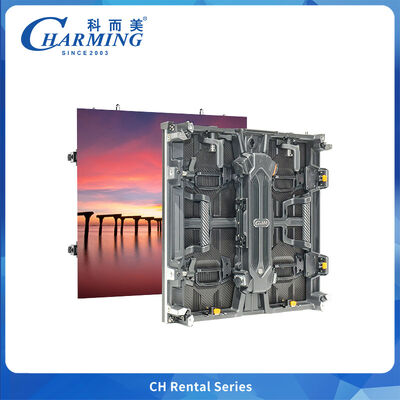 7680HZ Outdoor P3.91 Curved/Flexible/Right Angle Cabinet with Module Handle for Stages