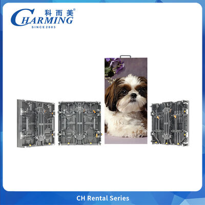 7680HZ Outdoor P3.91 Curved/Flexible/Right Angle Cabinet with Module Handle for Stages