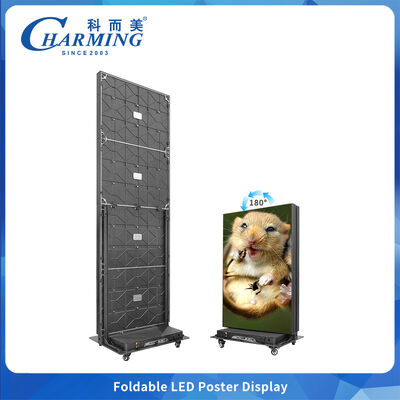 Portable Foldable LED Display P2.5 Pixel Pitch with 7680Hz High Refresh Rate for Rental Events and Retail Advertising