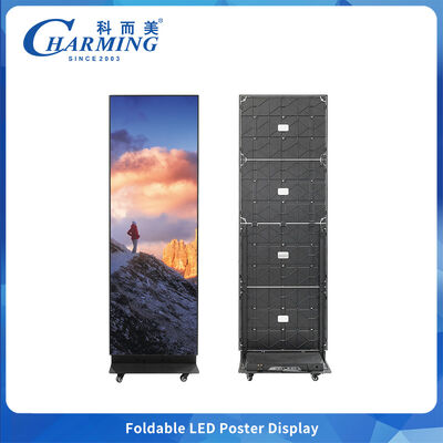 Charming Foldable LED Video Wall Display combining RGB HD technology flexible structure energy conservation and built in sound system perfect for events