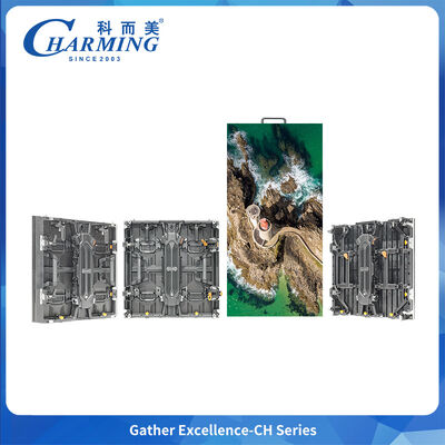 Flexible LED Cabinet P3.91 4500nits Rear Maintenance Push Pull Lock for Curved Wall Display