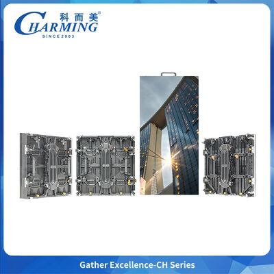 CH-H Outdoor Straight Edge LED Cabinet P3.91 4000nits IP65 Front Rear Maintenance for Rental