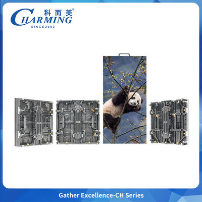 Ultra Thin Lightweight Outdoor LED Screen with Curved Interlocking Design for Events
