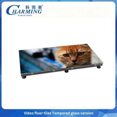 P2.6 can wear-resistant and load-bearing Dance Floor LED Tempered Glass Cover with CE Certification
