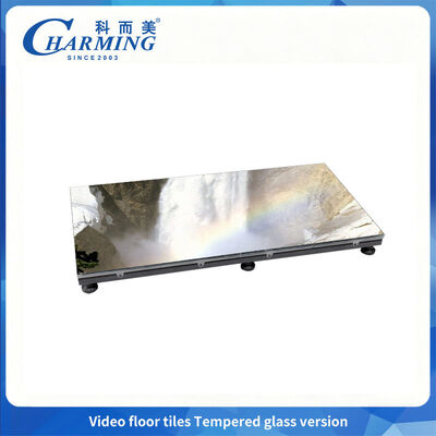 New pre-designed track P2.6 Dance Floor LED Tempered Glass Provides 360° protection