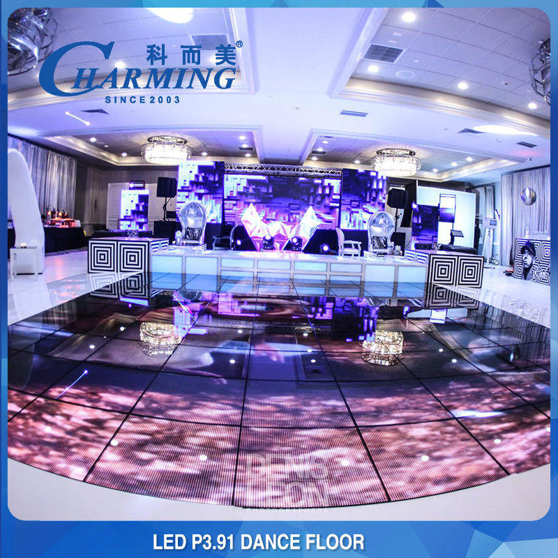 Waterproof IP65 LED Floor Tiles Screen Panel – RGB Full Color 3840Hz, Ideal for Weeding Dance Shows