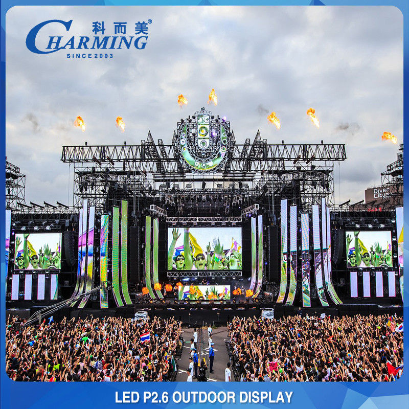 Seamless Stage Rental LED Video Wall Display P2.6 1920HZ-3840HZ