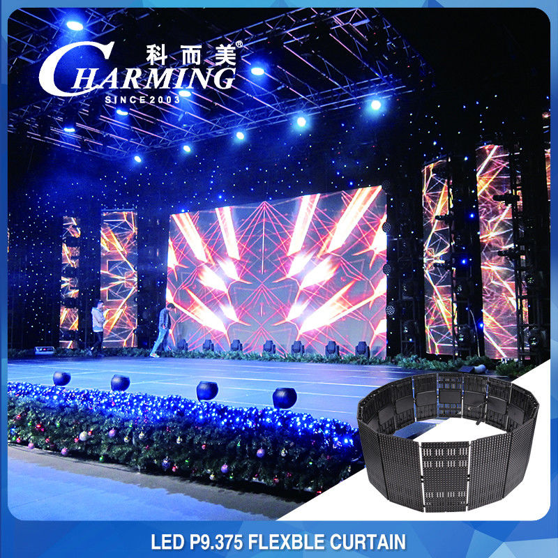 Windproof Ultralight LED Flexible Display Thinkness 7mm-17mm