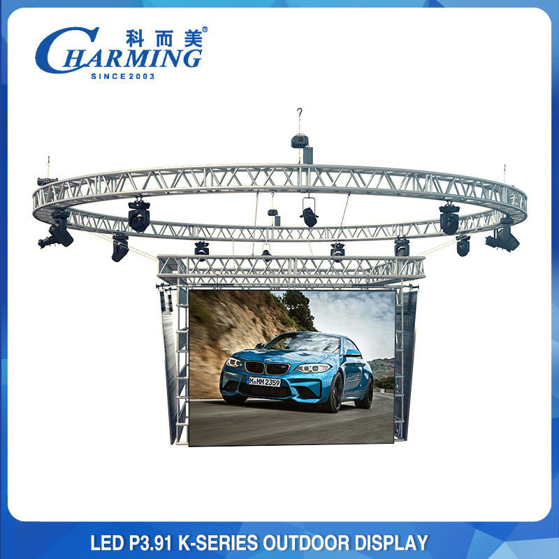 P3.91 Outdoor LED Display Video Wall Quick Connection Truss For Wedding Party