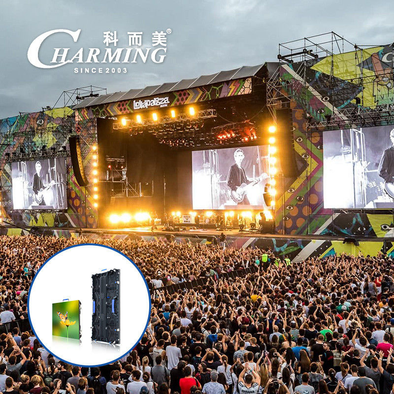 P3.91 Rental LED Cabinet Front Protection For Outdoor Or Indoor Events