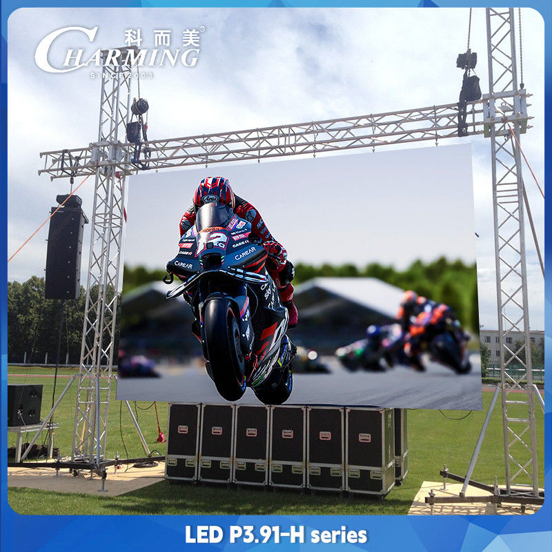 16 Bit P3.91 Rental LED Display Front Protection For Events Background Outdoor