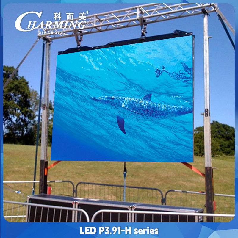 8K Rental P3.91 IP65 Front Service LED Video Wall Screen With 4500CD/M2 Brightness