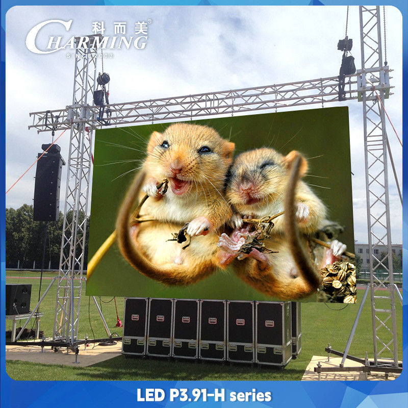 P3.91 Outdoor Led Screens Wall Ground Support Stand Back Frame