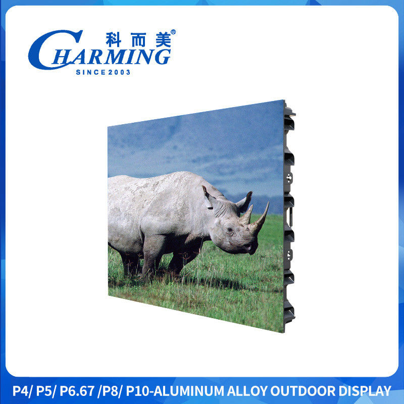 High Resolution IP65 Waterproof Outdoor LED Video Wall with 5500 Nits Brightness for Sporting Events