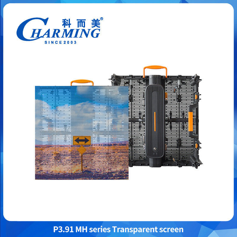 Outdoor IP65 P3.91-P7.8 Transparent Glass 3D Led Display Video Wall Display