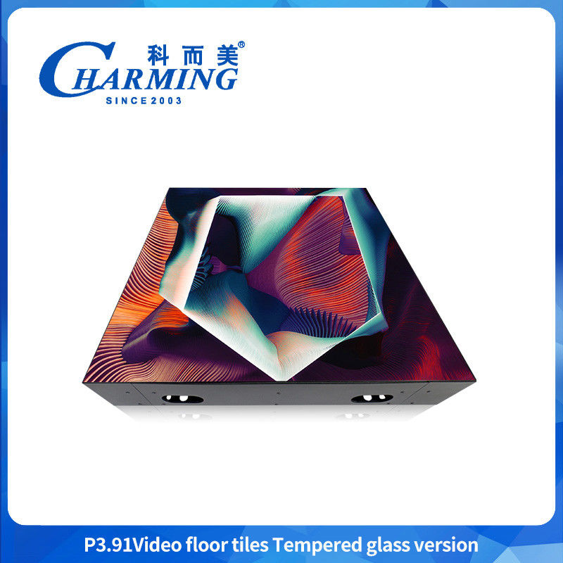 GOB ProcessGlass Dance Floor Tempered P3.91 Glass Dance Floor Rapid Packaging Technology
