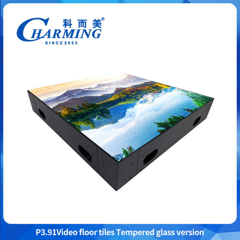500x500MM GOB P3.91 Led Indoor Dance Floor IP65 Waterproof Led Display HD Sexy Video For Event