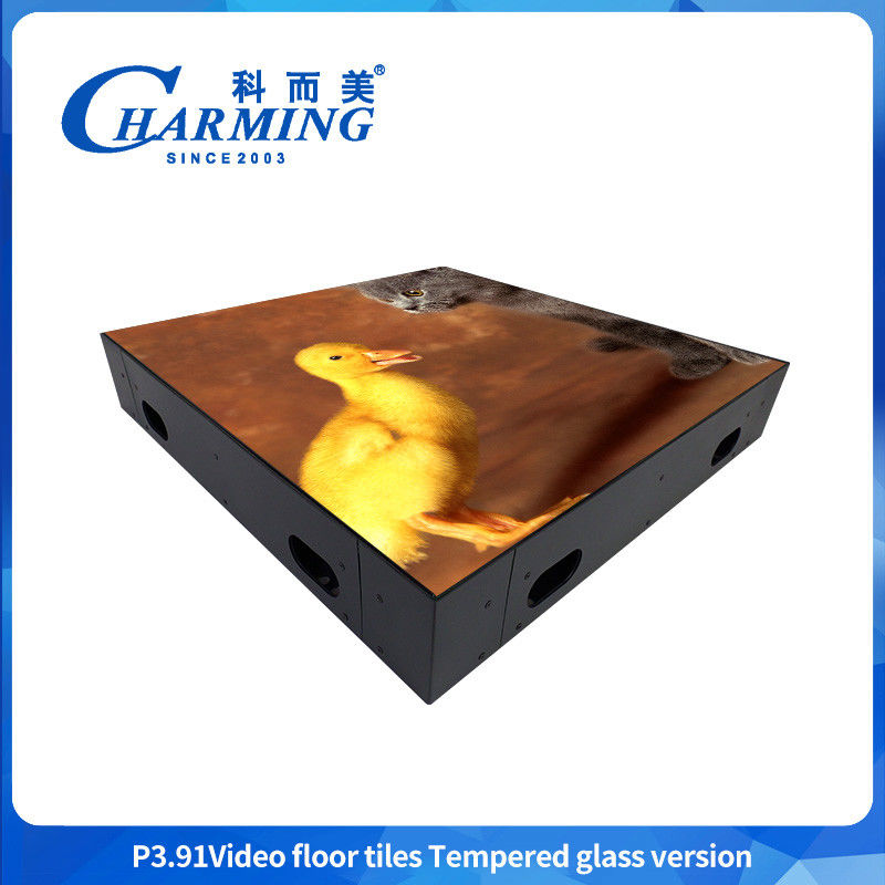 P3.91 Led Floor Panel Led Stage Floor Disco Floor with Hard Glass Can Waterproof