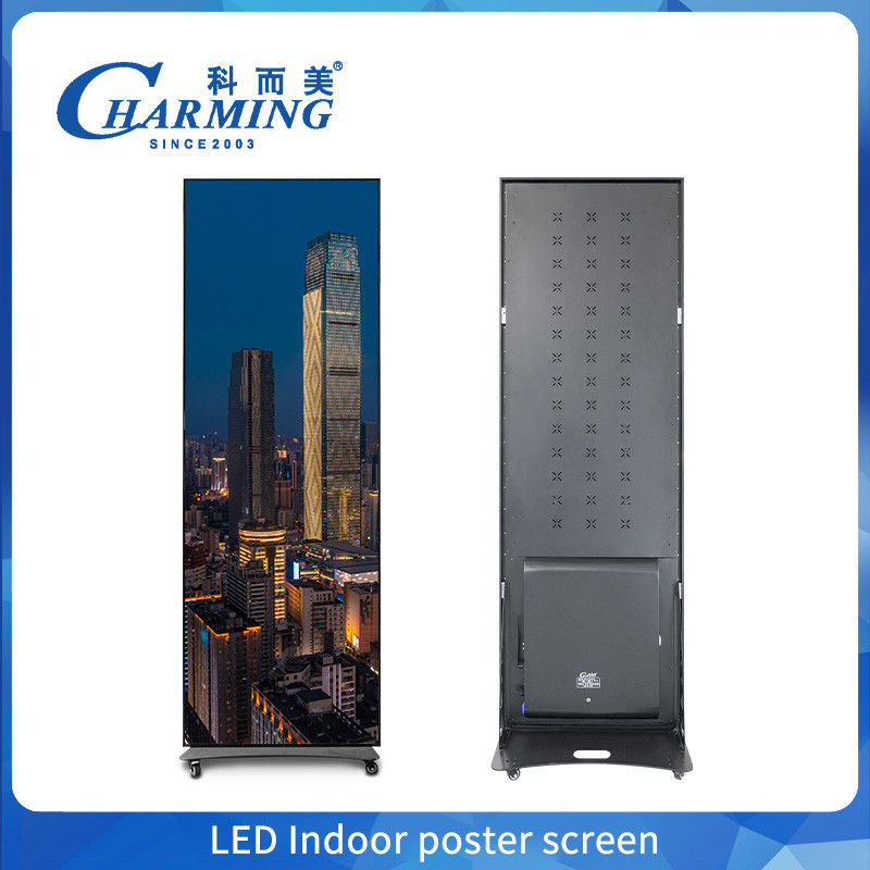 Moveable Smart Wifi Stand Hd P1.86 P2 Digital Advertising LED Poster Display Screens