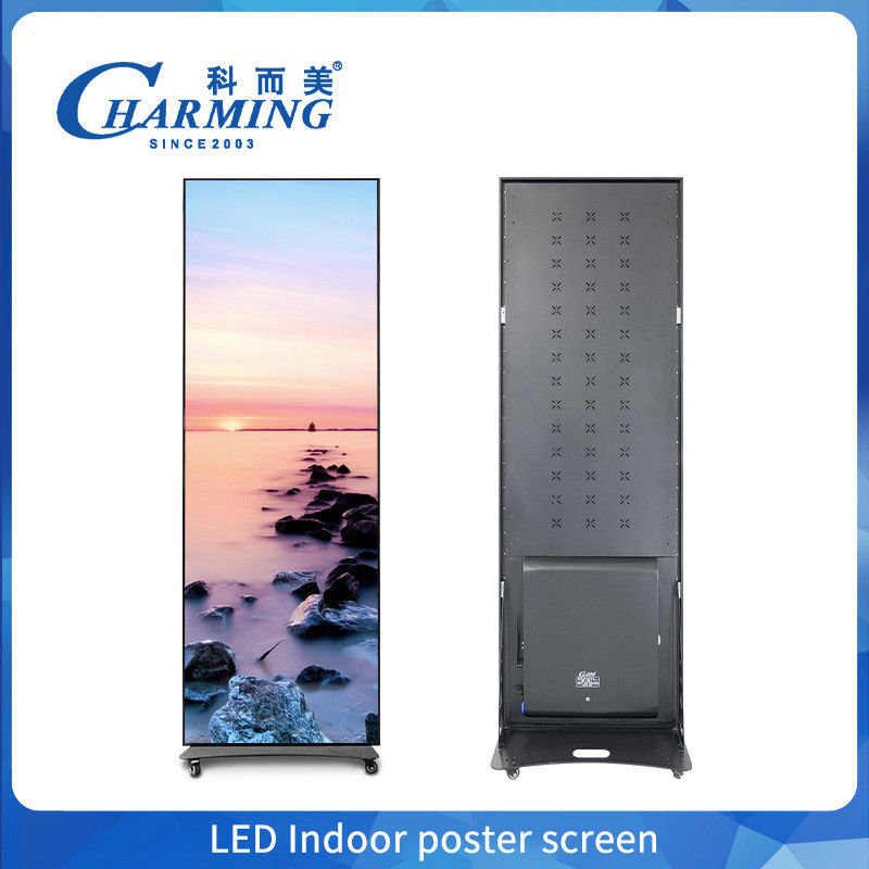 New Design P1.8 P2 P2.5 LED Video Poster Indoor Exhibition LED Mirror Poster Advertising Display Screen