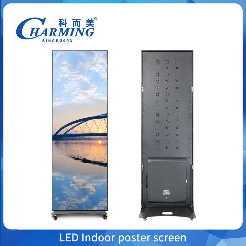 Indoor Led Poster Floor Standing Display Screen P1.86 P2 P2.5 GOB