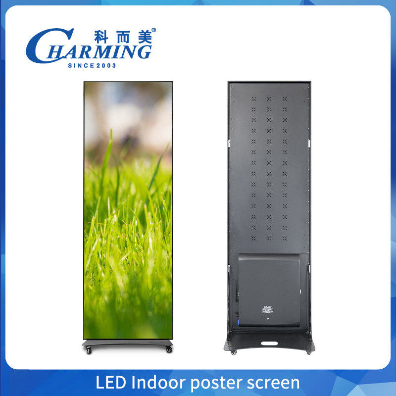 HD LED Indoor Full Color Poster LED Display P1.86 P2 P2.5 P3 Floor Standing Digital Screen Poster Screen