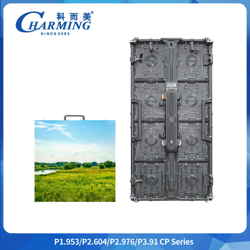 Aluminum Alloy Box P2.6/2.98/3.91 Curved; Flexible 7680Hz CP Series LED Video Wall Seamless Stitching