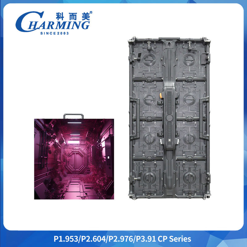Split Structure Design P2.6/2.98/3.91 CP Series 600~800 CD/㎡ LED Video120°  Wall With One-Handed Operation Quick Lock Nut