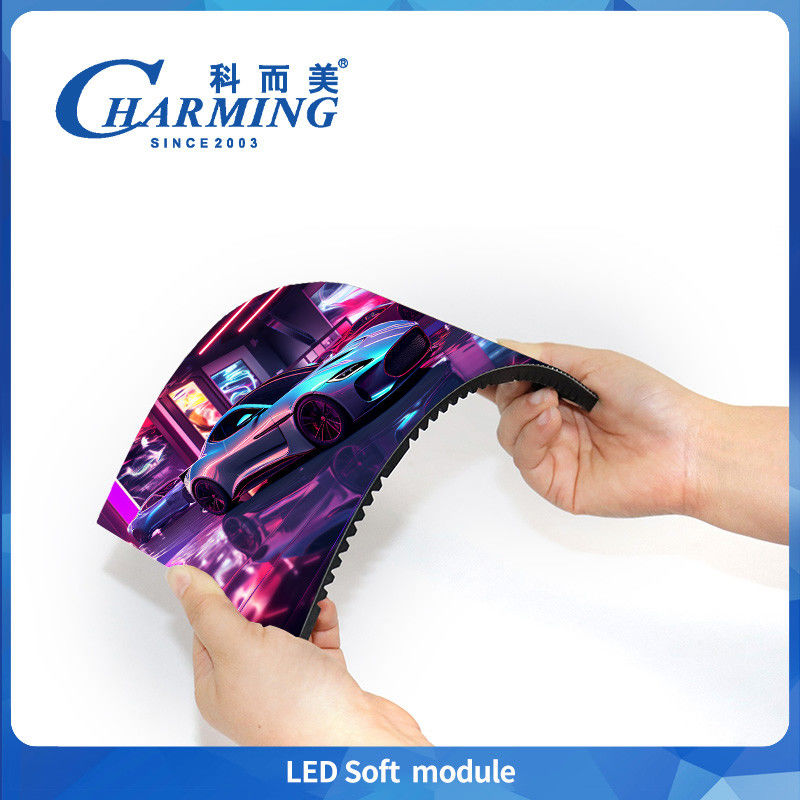 Indoor Led Soft Module P1.86/P2/P2.5/P3.076 Low Power Low Heat RGB Led Module For Wave Screen