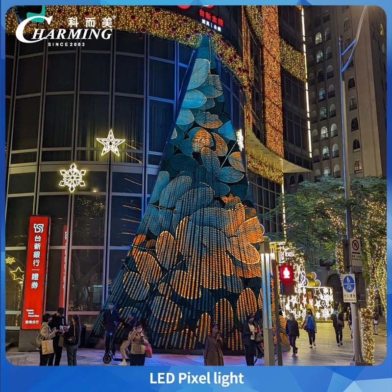 LED Pixel Lights 50C SMD3535 IP66 SPI Control Outdoor Light Exterior Wall Decoration Stage Lighting