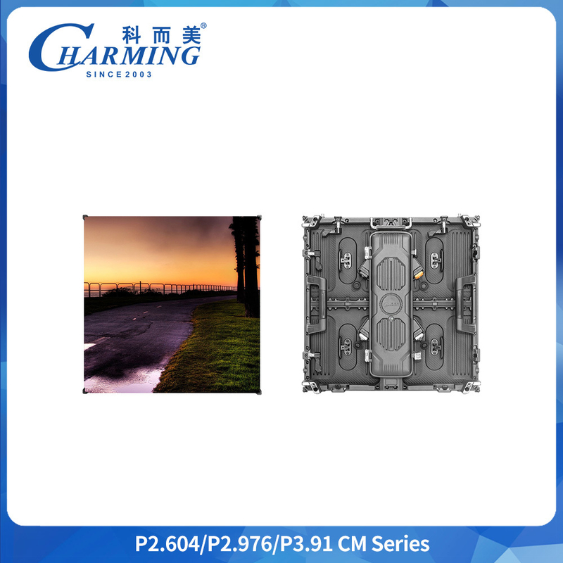 P3.91 Outdoor LED Display Screen IP65 7680Hz Cabinet 500*500mm SMD1921 Digital Advertising Screen Outdoor Display